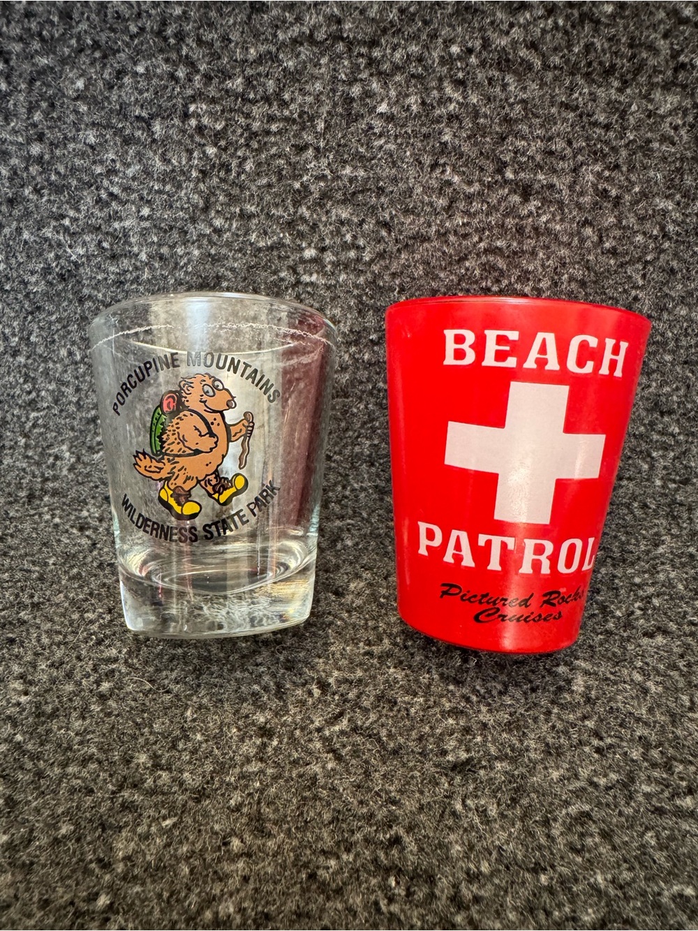 Michigan’s Upper Peninsula Shot Glass Lot Porcupine Mountains & Pictured Rocks